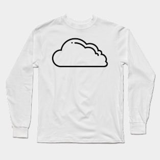 Cloud Icon Long Sleeve T-Shirt